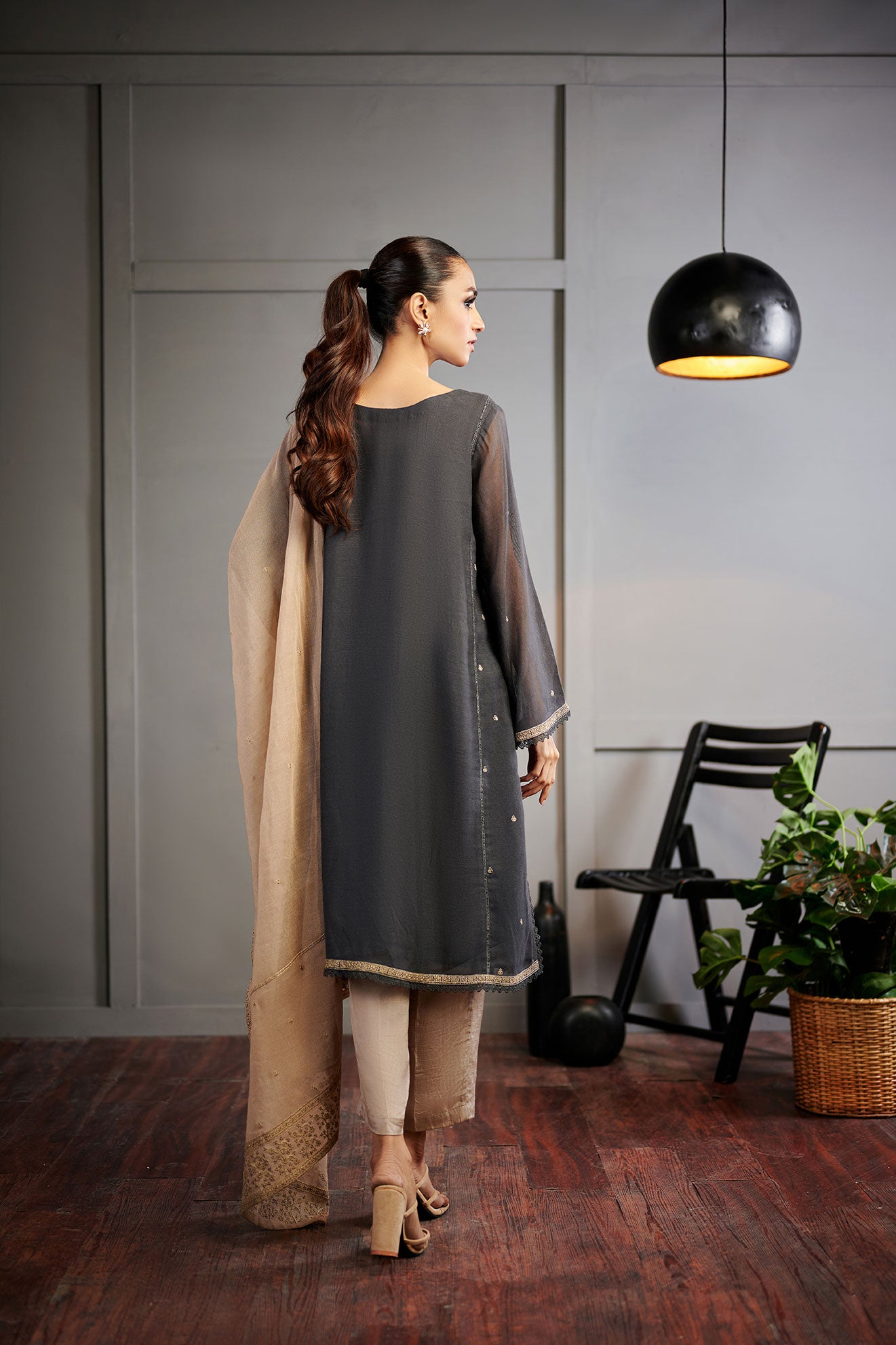 Grey : Women's Dress