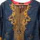 Rich Blue : Embroidered Kurta (Shirt only)
