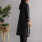Black - Women's Embroidered Kurta (DC-0422)