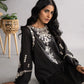 Black - Women's Embroidered Kurta (DC-0423)