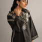 Black - Women's Embroidered Kurta (DC-0426)