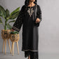 Black - Women's Embroidered Kurta (DC-0427)