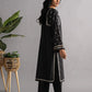 Black - Women's Embroidered Kurta (DC-0427)