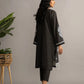 Black - Women's Embroidered Kurta (DC-0428)