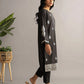 Black - Women's Embroidered Kurta (DC-0428)