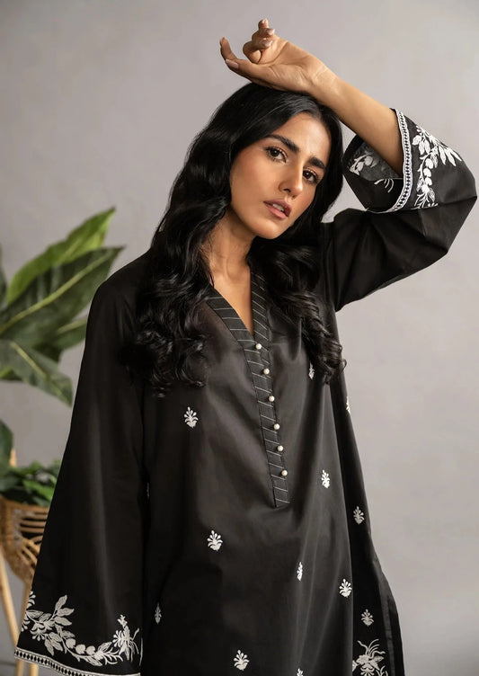 Black - Women's  Kurta (DC-0429)