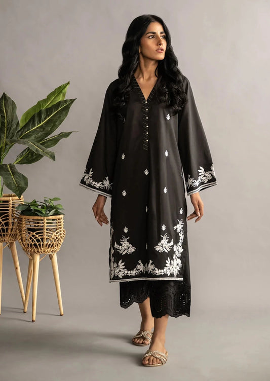 Black - Women's  Kurta (DC-0429)