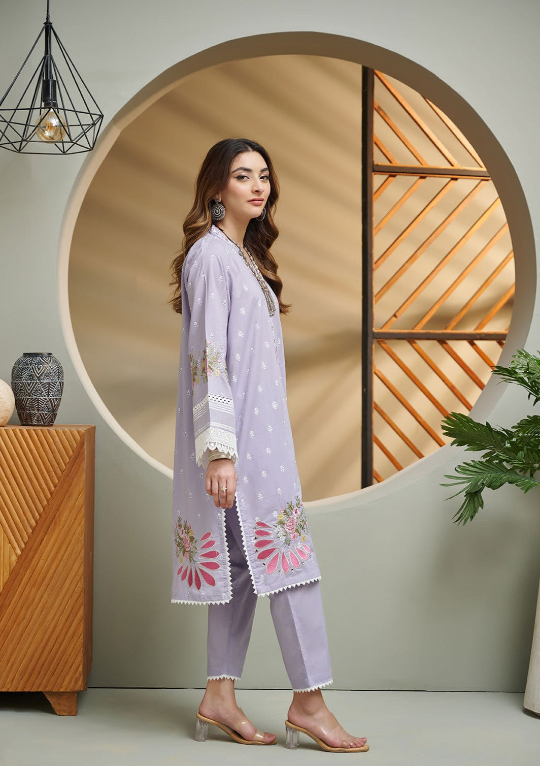 Purple : Women's Dress - DC-2037
