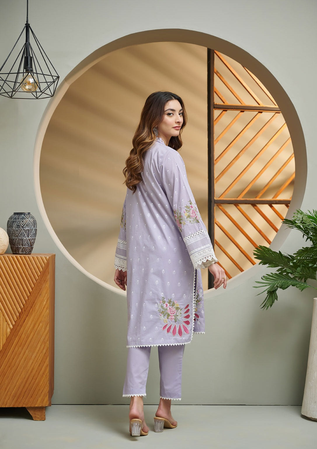 Purple : Women's Dress - DC-2037