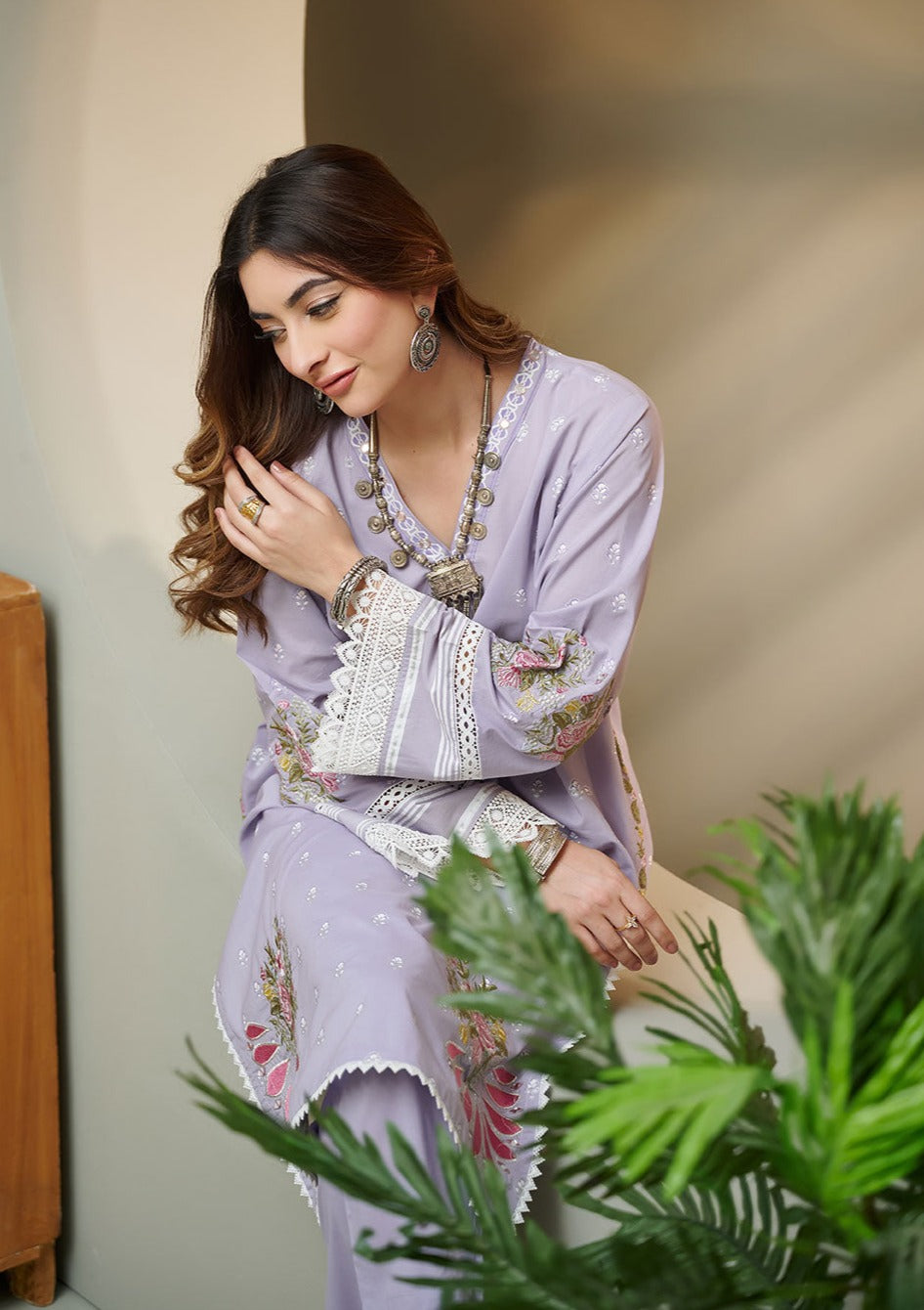 Purple : Women's Dress - DC-2037