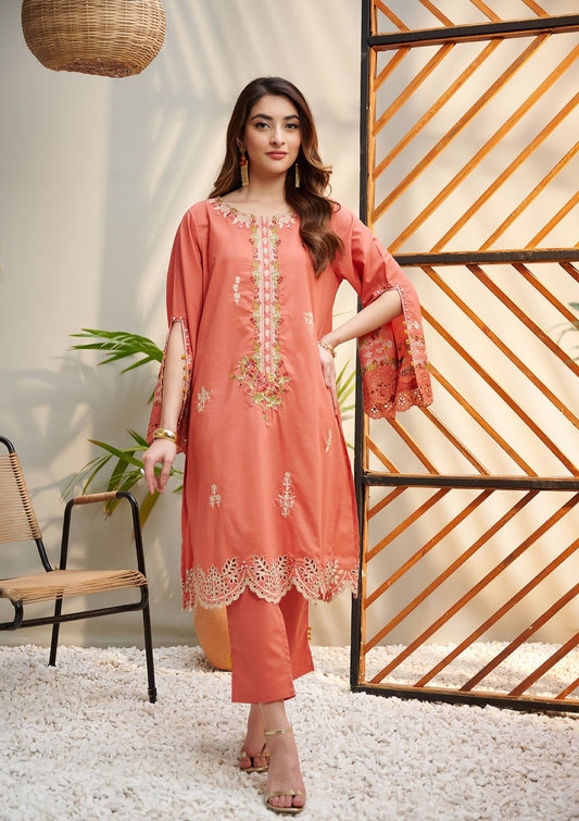 Orange - Women's Dress - DC-2043