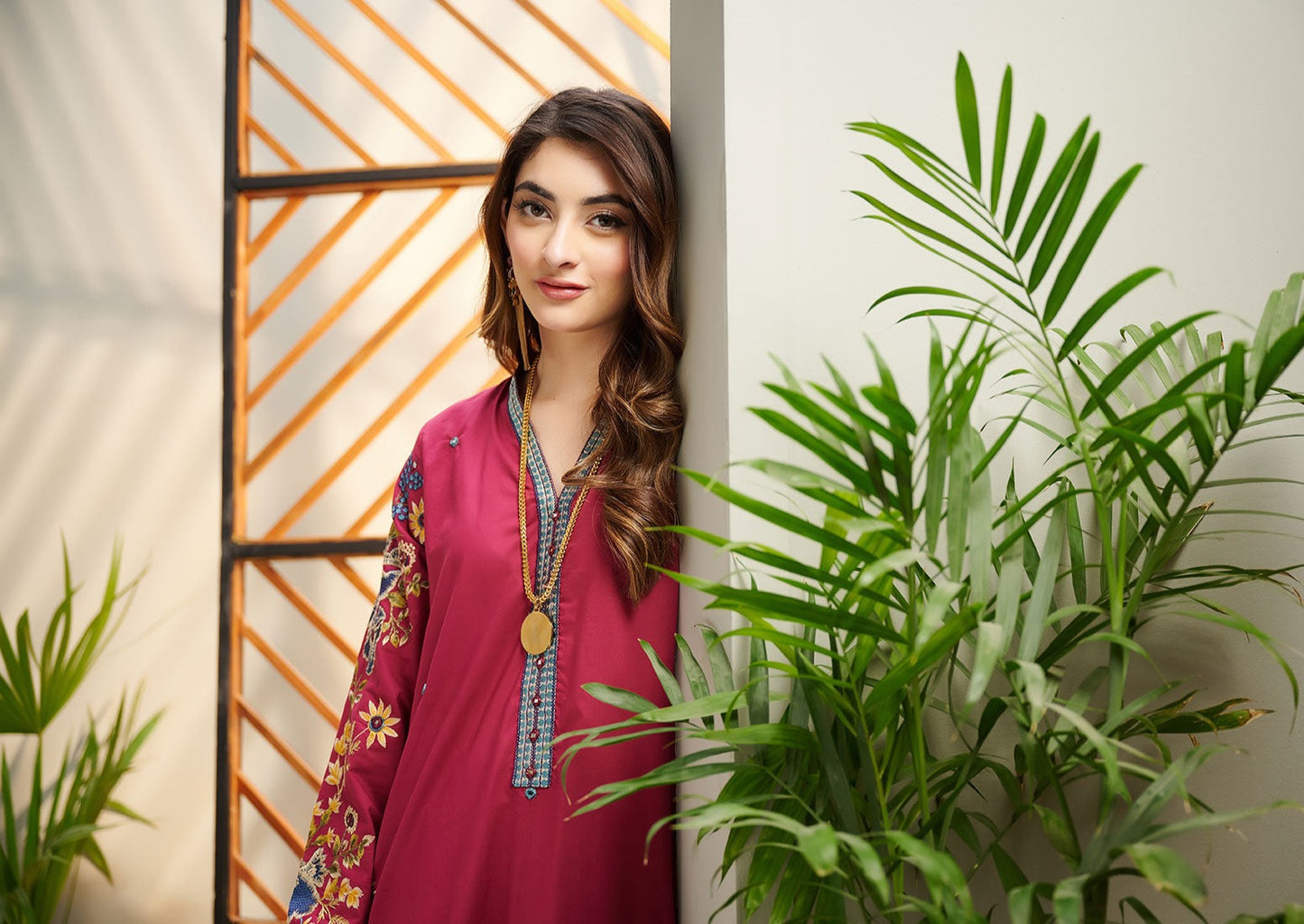 Pink : Women's Dress - DC-2046