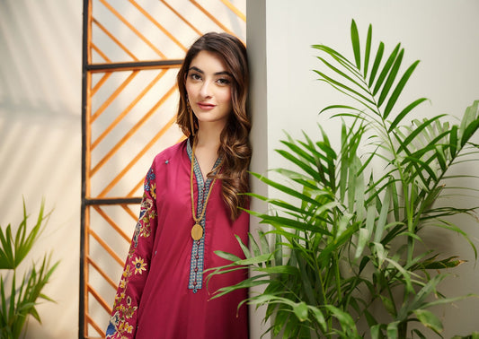 Pink : Women's Dress - DC-2046