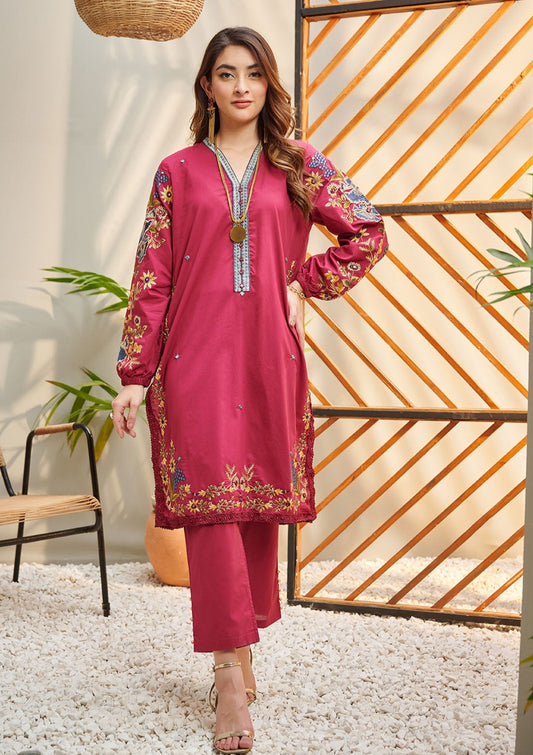 Pink : Women's Dress - DC-2046