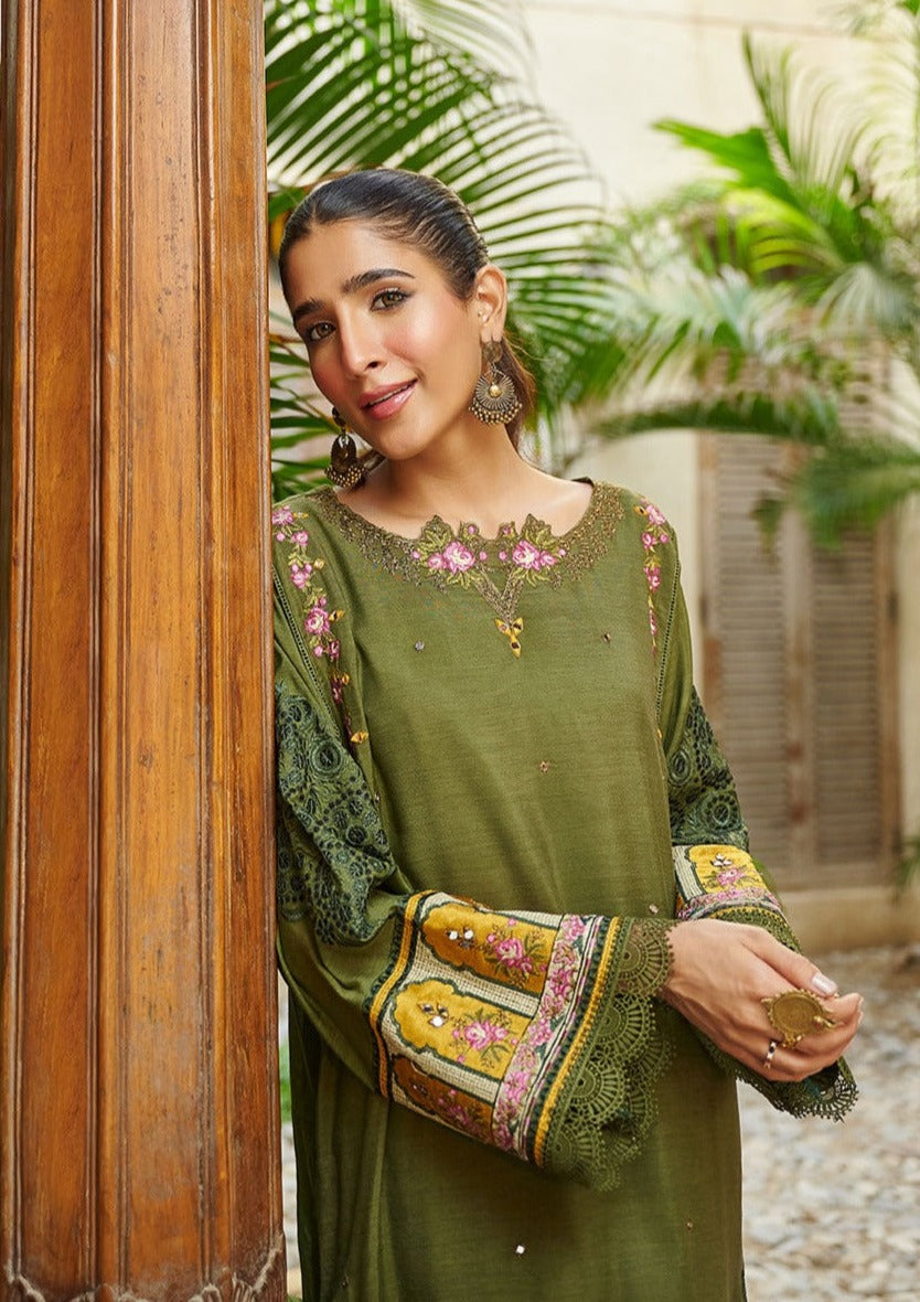 Dark Green - Women's Dress - DC-2049