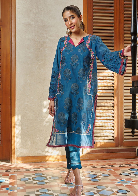 Turquoise Blue - Women's Dress - DC-2057