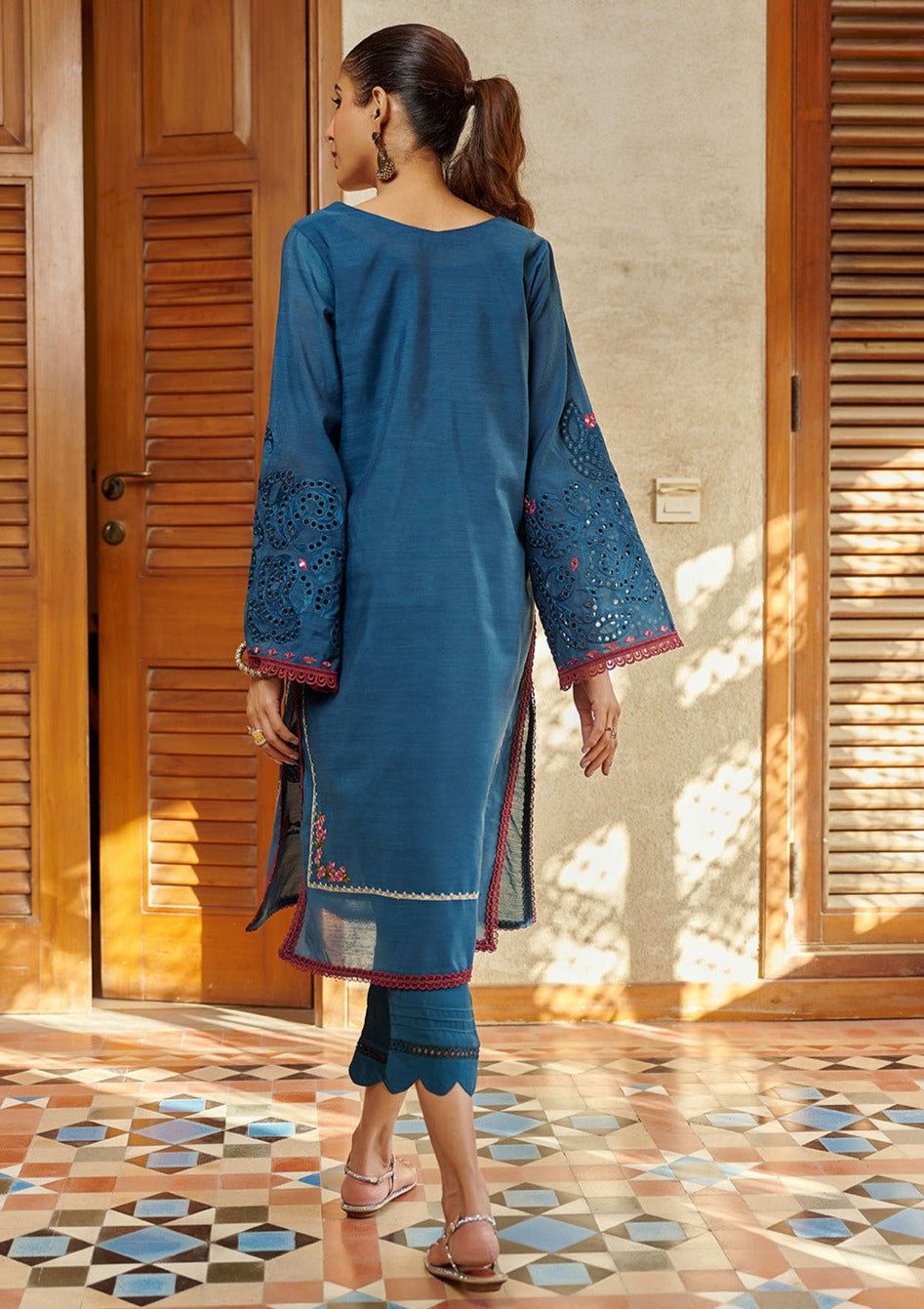Turquoise Blue - Women's Dress - DC-2057