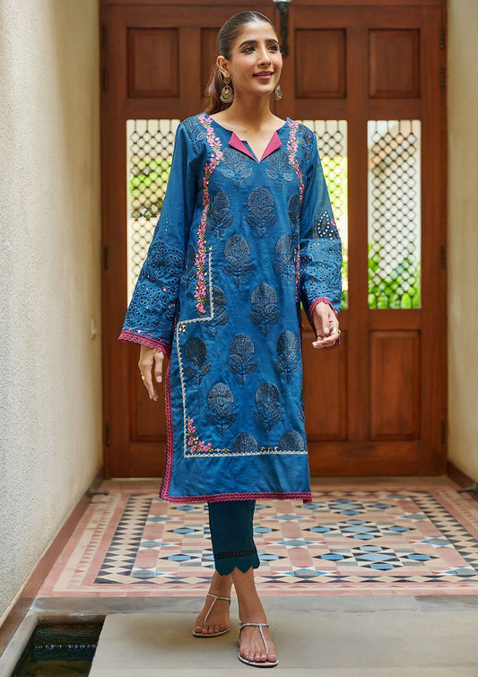 Turquoise Blue - Women's Dress - DC-2057