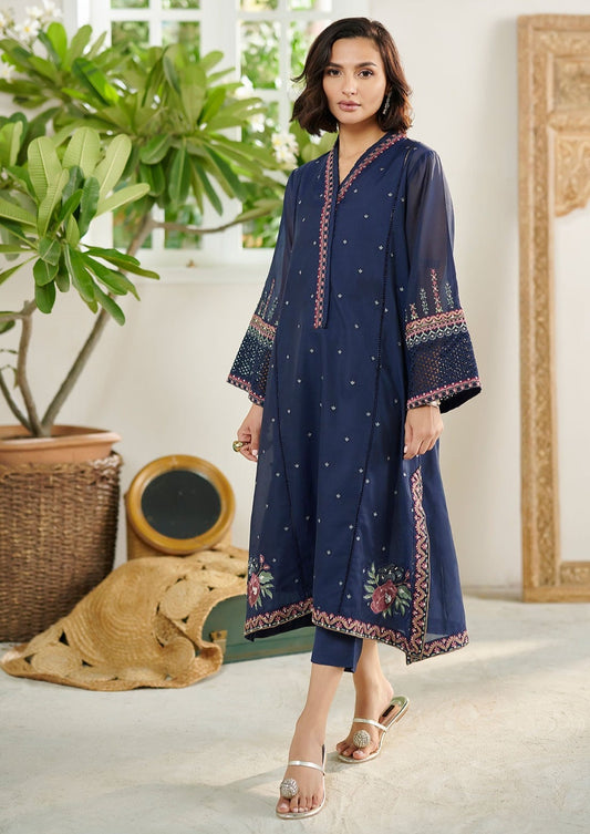 Navy Blue - Women's Dress -
