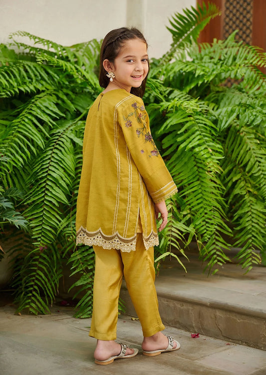 Green - Girls Dress - DK-0124
