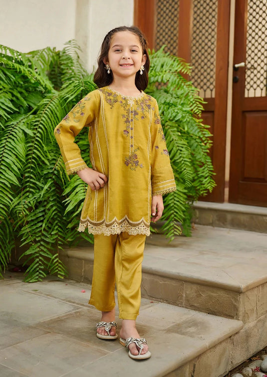 Green - Girls Dress - DK-0124