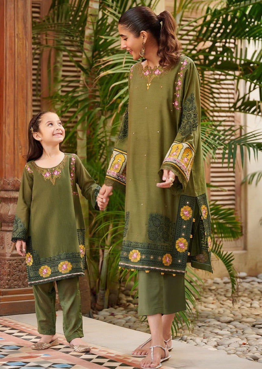 Dark Green - Women's Dress - DC-2049