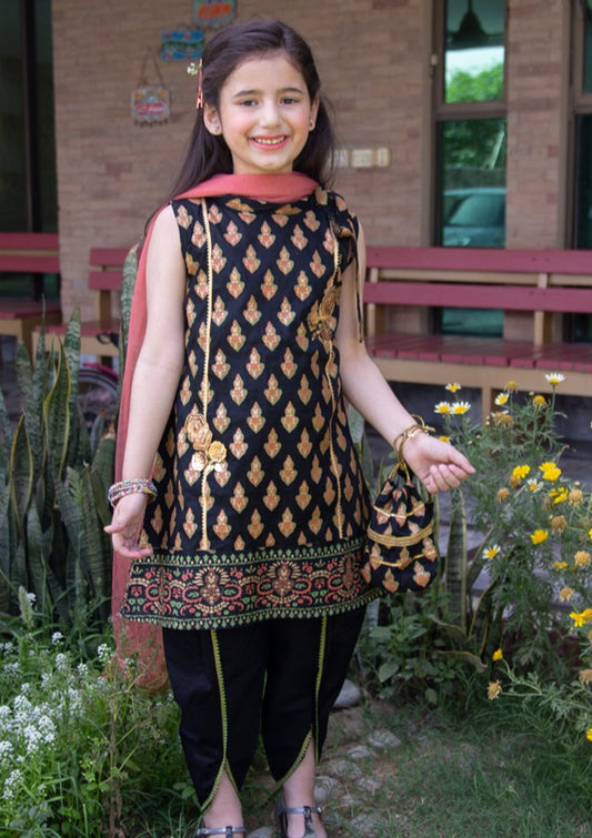Black - Girl's Dress
