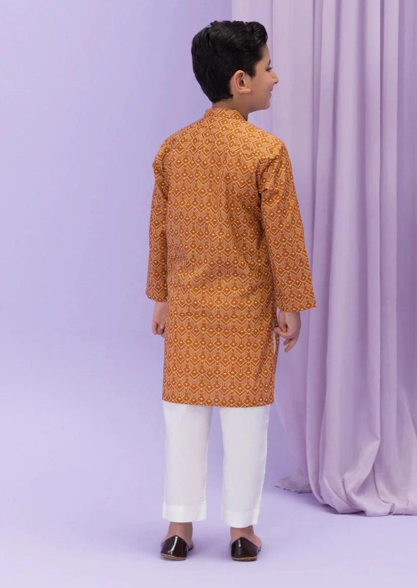 Rust : Boy's Kurta