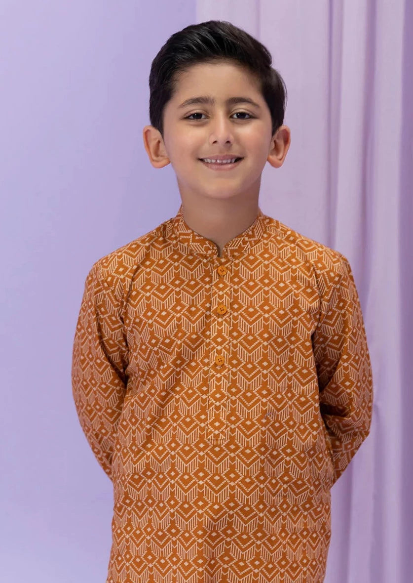 Rust : Boy's Kurta