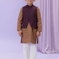 Dark Maroon - Boy's Waist Coat