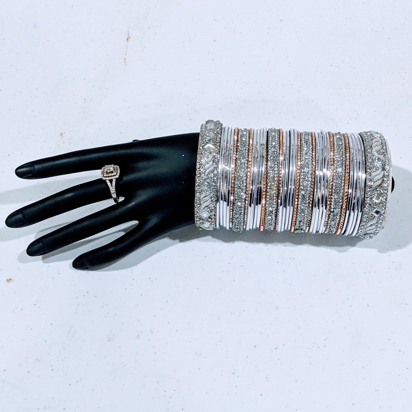 Bangles Large Set : Silver