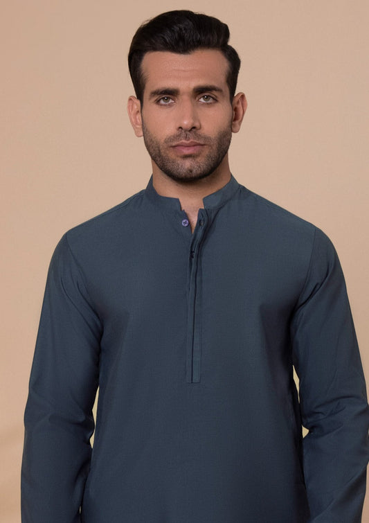 Grey - Men's Kurta