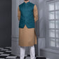 Green - Men's Waistcoat - Misty Teal