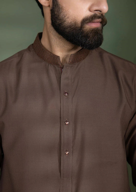 Rust - Men's Kurta Shalwar