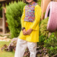 Yellow Cotton 3-Piece Kurta Shalwar