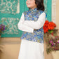 White Cotton 3-Piece Kurta Shalwar