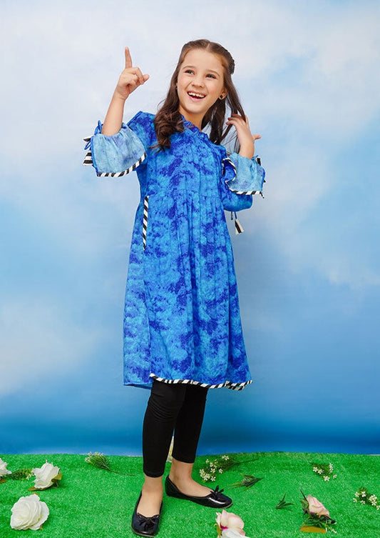 Blue - Girl's Kurta
