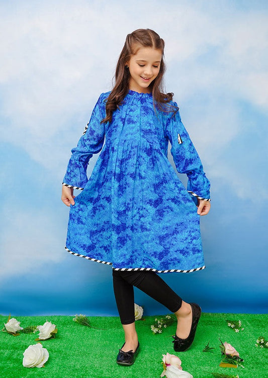 Blue - Girl's Kurta