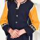 Navy & Mustard - Girl's Dress