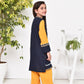 Navy & Mustard - Girl's Dress