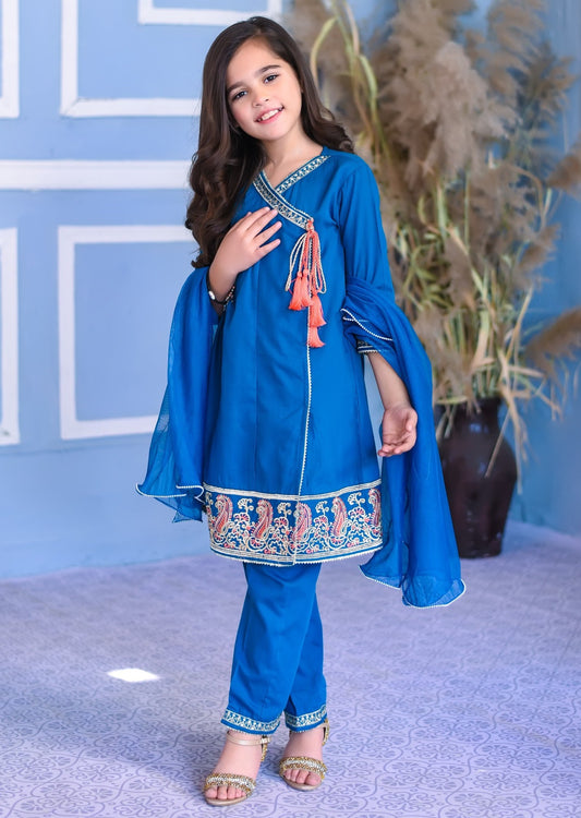 Blue - Girl's Dress