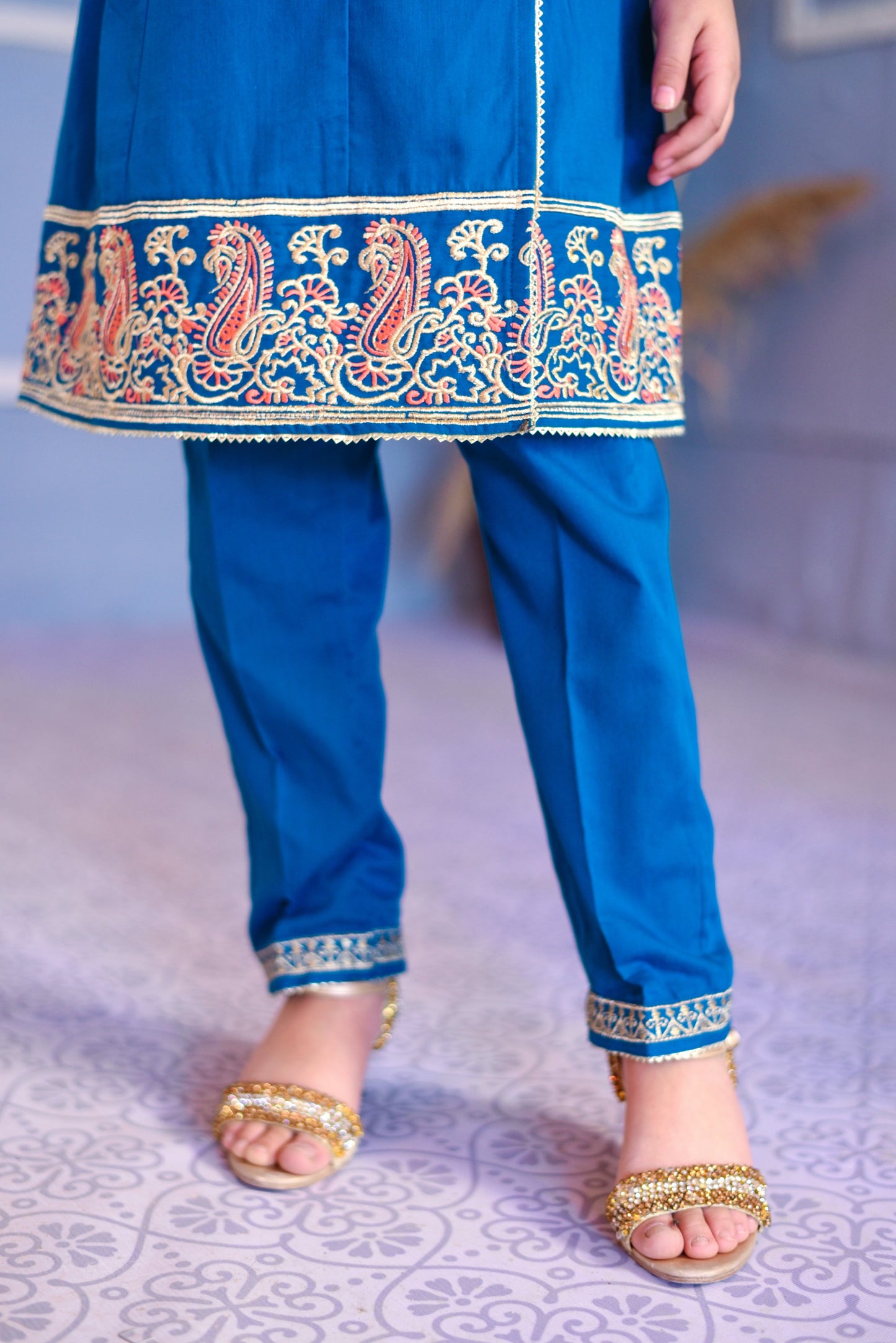 Blue - Girl's Dress