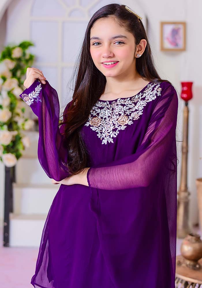 Purple - Girl's Dress