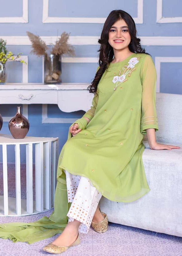 Grape Green - Girl's Dress