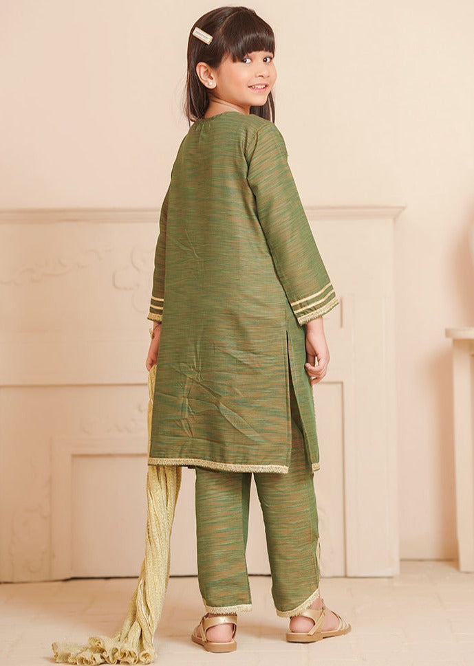 Green - Girl's Dress