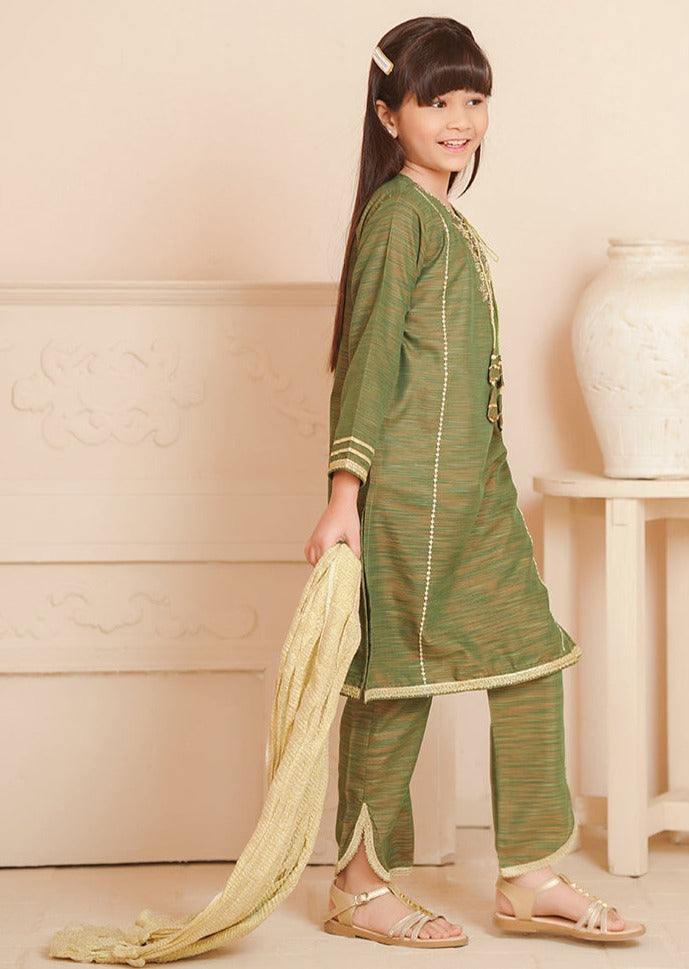 Green - Girl's Dress