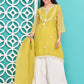 Lime green - Girl's Gharara Dress