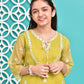 Lime green - Girl's Gharara Dress
