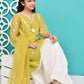 Lime green - Girl's Gharara Dress