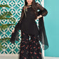 Black - Girl's Gharara Dress